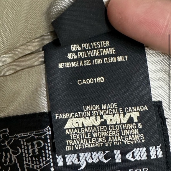 Vintage Hyde Park Tan Faux Suede Blazer 44R - Picture 4 of 14